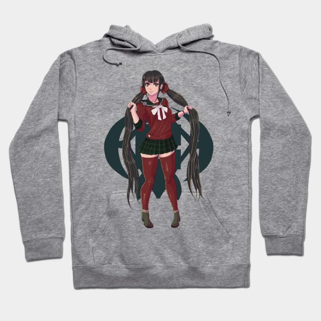 Dangan Girl V3 Maki Hoodie by zeocloud